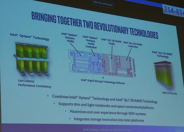 速度和容量融合！英特尔推出傲腾混合式固态盘！